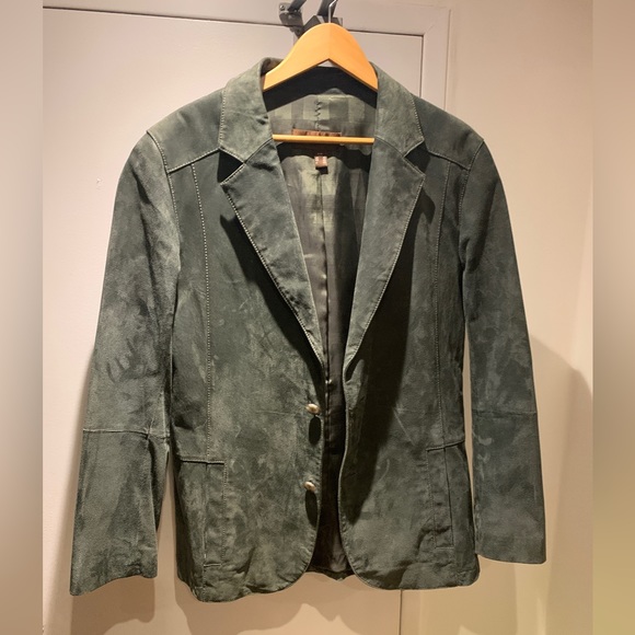 Danier Mens Leather Blazer size M - Picture 1 of 4